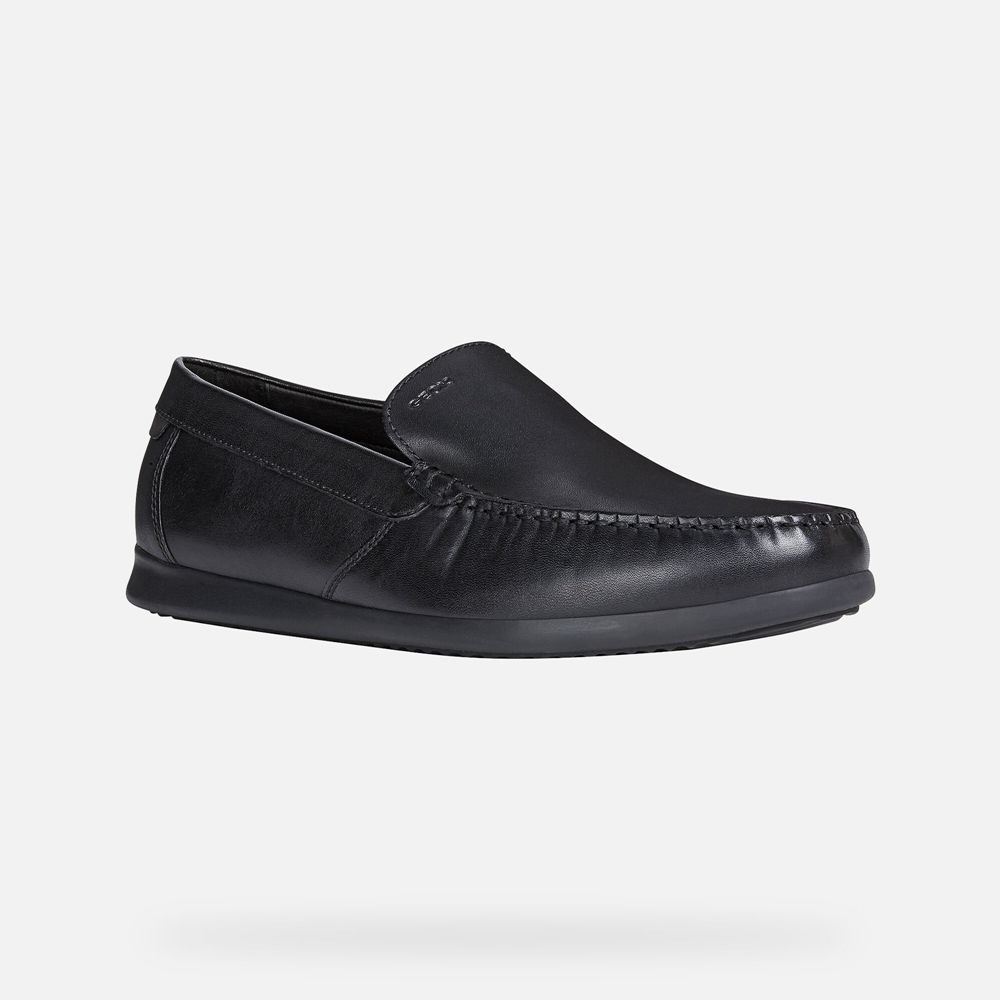 Geox Loafers Black Sile - Geox Mens Shoes - NVSCIX754